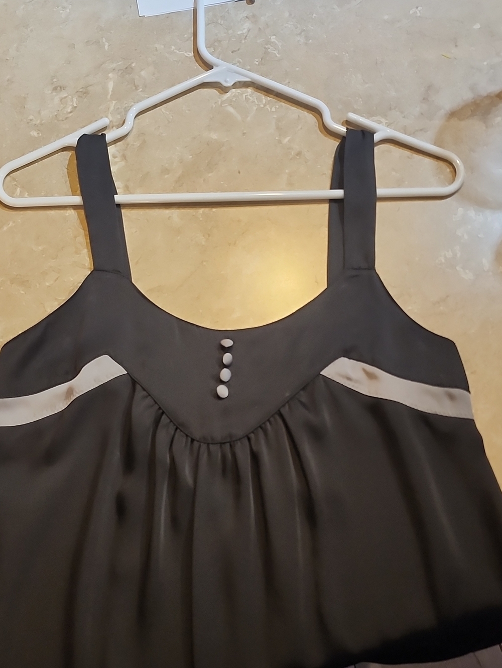 Attention Black Strappy Top S